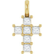 14K Yellow 1/4 CTW Lab-Grown Diamond Pendant