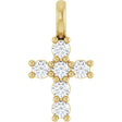 14K Yellow 1/6 CTW Lab-Grown Diamond Pendant