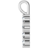 14K White Gold 1/6 CTW Lab-Grown Diamond Pendant
