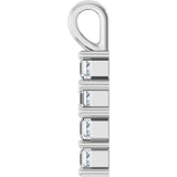 14K White Gold 1/3 CTW Lab-Grown Diamond Pendant