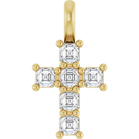 14K Yellow 1/3 CTW Lab-Grown Diamond Pendant