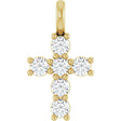 14K Yellow 1/3 CTW Lab-Grown Diamond Pendant