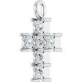 14K White Gold 1 1/2 CTW Lab-Grown Diamond Pendant