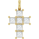14K Yellow Gold 1 CTW Lab-Grown Diamond Pendant