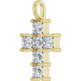 14K Yellow Gold 1 CTW Lab-Grown Diamond Pendant