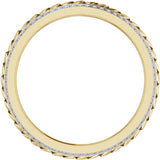 14K Yellow 5/8 CTW Lab-Grown Diamond Band