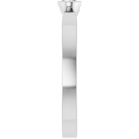 14K White Gold 1/4 CTW Lab-Grown Diamond Ring