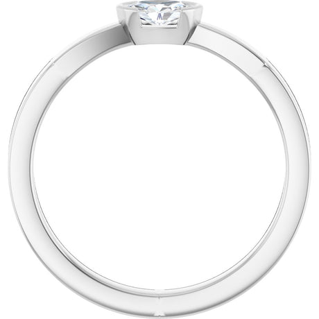 14K White Gold 1/4 CTW Lab-Grown Diamond Ring