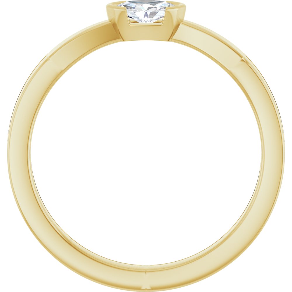 14K Yellow Gold 1/4 CTW Lab-Grown Diamond Ring