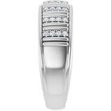 14K White 1/4 CTW Lab-Grown Diamond Band