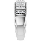 14K White 1/4 CTW Lab-Grown Diamond Band