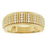 14K Yellow 1/4 CTW Lab-Grown Diamond Band