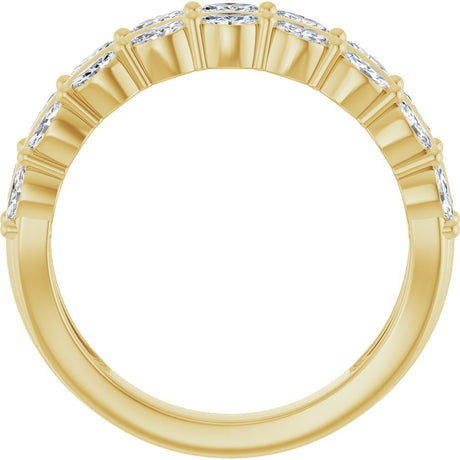 14K Yellow 1/2 CTW Lab-Grown Diamond Anniversary Band