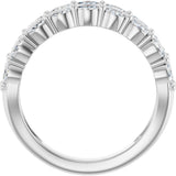 14K White Gold 1/2 CTW Lab-Grown Diamond Anniversary Band