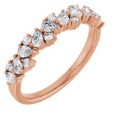 14K Rose Gold 5/8 CTW Lab-Grown Diamond Anniversary Band