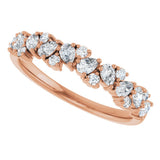 14K Rose Gold 5/8 CTW Lab-Grown Diamond Anniversary Band