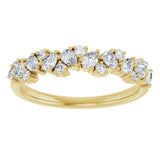 14K Yellow Gold 5/8 CTW Lab-Grown Diamond Anniversary Band