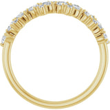 14K Yellow Gold 5/8 CTW Lab-Grown Diamond Anniversary Band