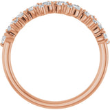 14K Rose Gold 5/8 CTW Lab-Grown Diamond Anniversary Band
