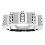 14K White 1/3 CTW Lab-Grown Diamond Band