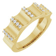 14K Yellow 1/3 CTW Lab-Grown Diamond Band