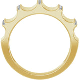 14K Yellow 1/3 CTW Lab-Grown Diamond Band