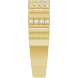 14K Yellow 1/3 CTW Lab-Grown Diamond Band