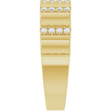 14K Yellow 1/3 CTW Lab-Grown Diamond Band