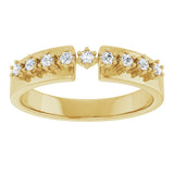 14K Yellow 1/6 CTW Lab-Grown Diamond Anniversary Band