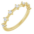 14K Yellow Gold 1/4 CTW Lab-Grown Diamond Anniversary Band