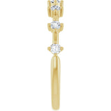 14K Yellow Gold 1/4 CTW Natural Diamond Anniversary Band