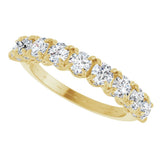 14K Yellow 1 1/4 CTW Lab-Grown Diamond Anniversary Band