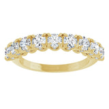 14K Yellow 1 1/4 CTW Lab-Grown Diamond Anniversary Band