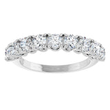 14K White 1 1/4 CTW Lab-Grown Diamond Anniversary Band