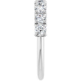 14K White 1 1/4 CTW Lab-Grown Diamond Anniversary Band