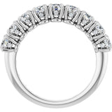 14K White 1 1/4 CTW Lab-Grown Diamond Anniversary Band