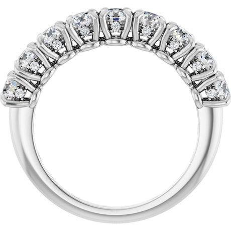 14K White 1 1/4 CTW Lab-Grown Diamond Anniversary Band