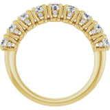 14K Yellow 1 1/4 CTW Lab-Grown Diamond Anniversary Band