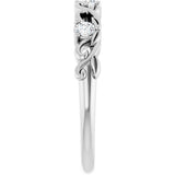 14K White Gold 1/5 CTW Natural Diamond Anniversary Band