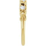 14K Yellow Gold 1/5 CTW Lab-Grown Diamond Anniversary Band