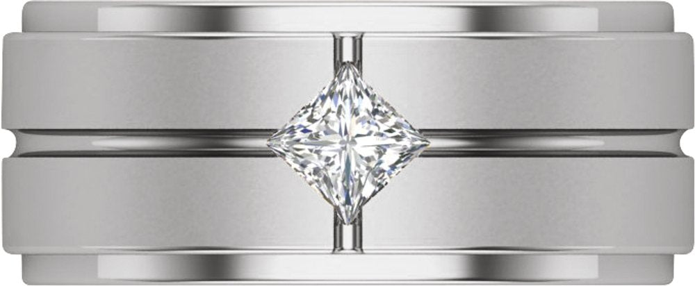 14K White 1/2 CTW Lab-Grown Diamond Band