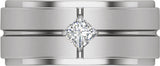 14K White 1/2 CTW Lab-Grown Diamond Band