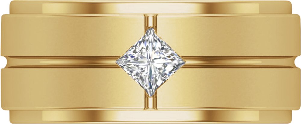 14K Yellow 1/2 CTW Lab-Grown Diamond Band