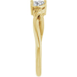 14K Yellow Gold 1/2 CTW Natural Diamond Anniversary Band