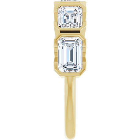 14K Yellow Gold 3 CTW Lab-Grown Diamond Anniversary Band
