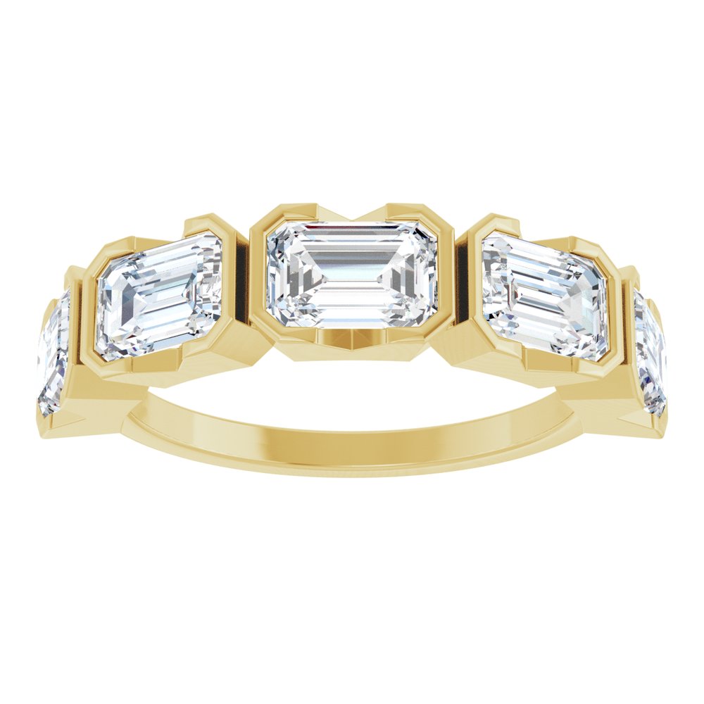14K Yellow Gold 3 1/4 CTW Lab-Grown Diamond Anniversary Band