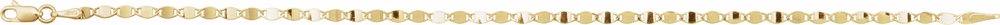 14K Yellow Gold 2.7 mm Mirror 7 1/2" Chain