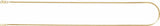14K Yellow Gold 1.7 mm Serpentine 16" Chain
