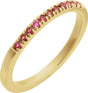 14K Yellow Natural Pink Tourmaline Ring