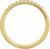 10K Yellow Gold Natural Peridot Stackable Ring